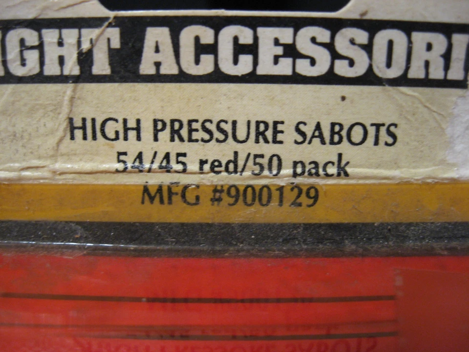 Knight 50 Sabots de Alta Presión 54/45 Rojo M900129 Talla .451 a .452 Foto 3 de 4