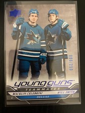 2024-25 Upper Deck Series 2 Young Guns #499 Celebrini Smith Deluxe 6/250