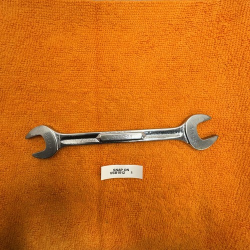 Snap-On • 3/8–5/16" SAE Open-End Spanner Wrench • VSB1012 BS Engraved