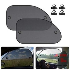 2 Pack Universal Car Window Shade, Cling Sunshade - 25.6"x15" 2PCS - Side
