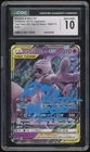 2019 Pokemon Tag All Stars Mewtwo & Mew GX #052/173 CGC 10 Signed by Jay Goede