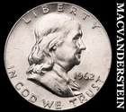 1962-D Silver Franklin Half Dollar - Choice Gem Brilliant Unc++ Lustrous  #G6355