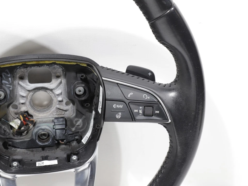 Volante Audi Q7 4M Prestige 2017-2019 - térmico - cuero negro OEM Foto 3 de 4