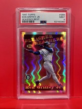 1997 Topps - Season's Best Bleacher Reachers Ken Griffey Jr #SB8 PSA 9