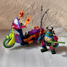 Vintage TMNT SAMURAI SCOOTER 1992 Playmates Mutant Ninja Turtles Leonardo