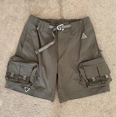 Used Excellent Condition Nike ACG Cargo Brown Shorts Men's size S, DH8347-004 - Image 1 of 4