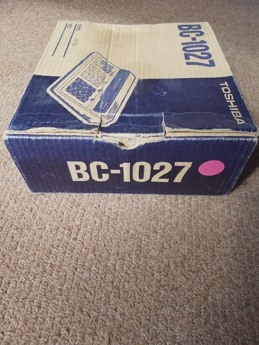 Toshiba BC-1027 Electronic Calculator - vintage Boxed condition - Picture 5 of 20