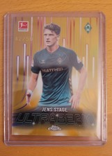 Topps Bundesliga Chrome 2025-26 - Jens Stage Ultrabeam Gold /50 - Werder Bremen 