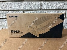 QNAP QM2-4P-384 PCIe Gen3 x8 Expansion Card   4x M.2 NVMe SSD Slots, Dual Fan