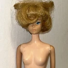 1958 Bubble Cut Barbie Doll Vintage Nude Blue Eyes C3