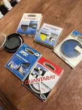 Quantaray  Hoya Camera Lens Filters Lot of 6 And Film/guide/soft Box