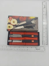 NOS Wusthof Dreizack Solingen Germany paring knife apple corer NIB Apfel Set