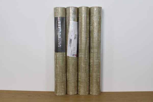 4 Rollen Vliestapete As Creation Titanium 32735-1 Beige/ Gold Gemustert Anf. 7A-image