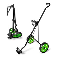 Jovial Foldable 2-Wheel Golf Pull Cart-Aluminum Pull Cart w/out Umbrella Holder
