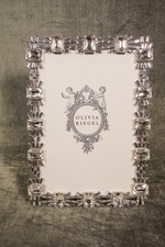 Olivia Riegel Crystal "Aurora" 5x7 Photo Frame New in Box