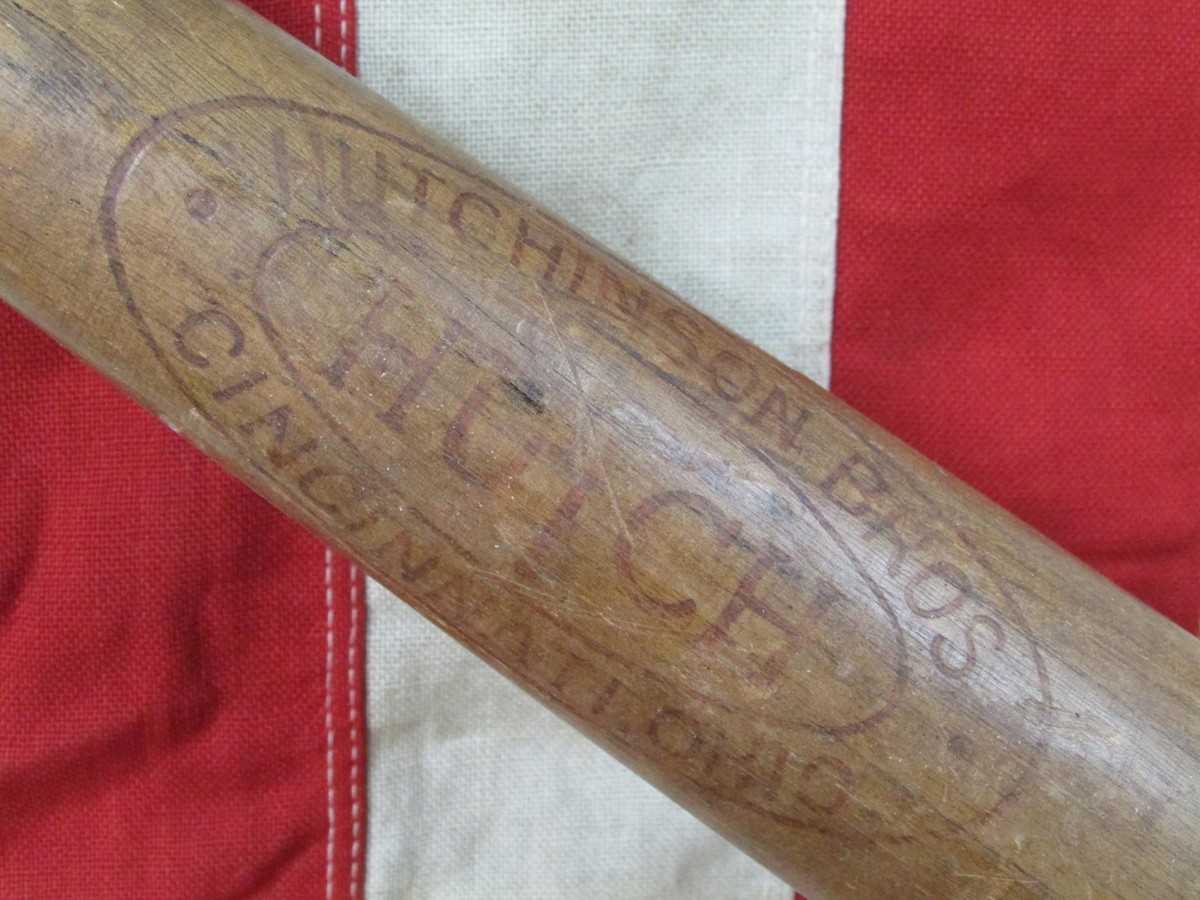 Vintage 1940s Hutch Wood Baseball Bat No.400 HOFJoe DiMaggio Style