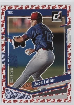 2023 Panini Donruss One Hundred 79/100 Jack Leiter #118 1h9h