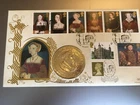 GB STAMPS BENHAM FAUX COIN / MEDALLION FIRST DAY COVER JANE SEYMOUR