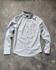 LUXURY Vivienne Westwood MAN Pale Blue Shirt Orb Logo Size IV L/XL 