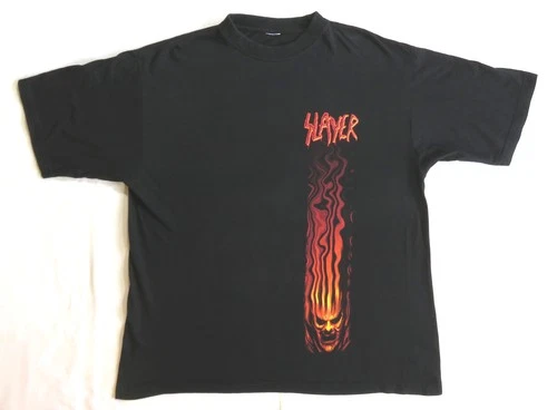 Slayer Vintage T Shirt Diabolus In Musica European Tour 1990s vintage concert t-shirt, vintage, single stitch, B+ condition