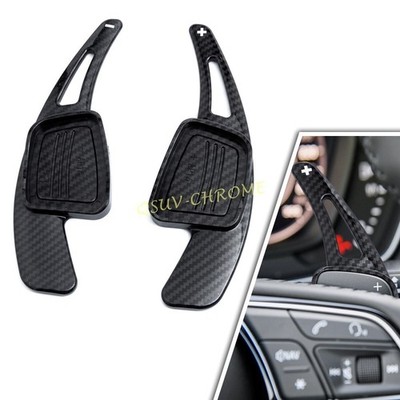 Für A3 A4 A5 Q3 Q5 Q7 Q8 Carbon Faser Lenkrad Paddel Schalthebel Extend