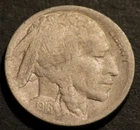 1916 D Buffalo Nickel Semi-Key Date Horn Details Holo-Restored Five 5c Coin D891