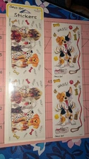 Suzys Zoo stickers Dogs Woof  9615 -2 Sheets new in pack And Strip Wags Lot