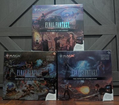 Magic The Gathering - Final Fantasy XV Scene Box Bundle Of 3- Camp Comrades 