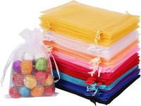 OrganzasäCkchen 10X15, 100 StüCk Kleine TüTen Organza SäCkchen Zum BefüLlen Gesc