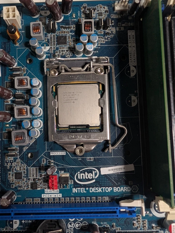 Intel DH55TC, LGA 1156 (BLKDH55TC) Motherboard, Intel Core i5-750, 1GB RAM - Image 4 of 4