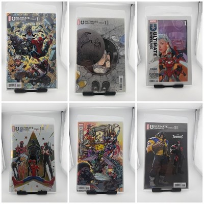 Ultimate Universe Finale #1 CVR A B C D E G 6-Cover Bundle NM Marvel 2026