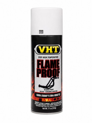 #ad VHT FlameProof High Heat Header Paint – Flat White Matte White – 11 oz $10.50