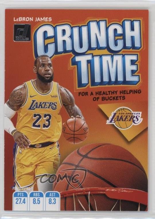 2019-20 Panini Donruss Crunch Time LeBron James #2 ux1