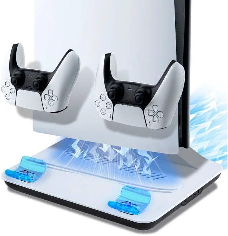 Base PS5 Pro Gaming: Ventole Max RPM e Ricarica DualSense Ultra