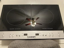 Cuisinart Double Induction Cooktop ICT-60P1 1800W Dual Burner Portable Tested