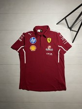 Puma Ferrari Formula Uno Racing Firelli Shell polo t shirt L Size Red Colour Man