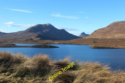 Foto 6x4 Lochan an Ais Knockan \/NC2110 Cul Beag und Stac Polly c2014