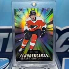 2018-19 Upper Deck #F-23, OSKAR LINDBLOM SSP RC🔥🔥Gold Rookie Fluorescence /150