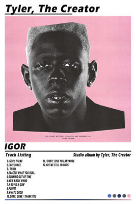 558799 Tyler The Creator ''IGOR | Album Cover Rap Cover 24x18 WALL PRINT POSTER
