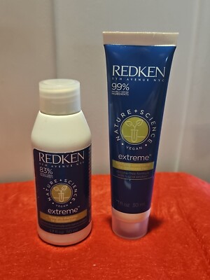 Redken nature + science extreme Dressed Hair Sham 1.7fl &conditioner 1fl 