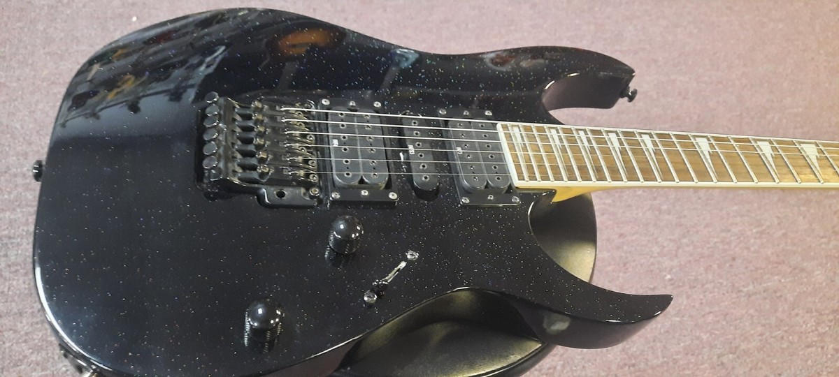 Ibanez RG370DX Sparkle Iridescent Rainbow Flake Electric Ibanez RG370DX Sparkle Iridescent Rainbow Flake Electric