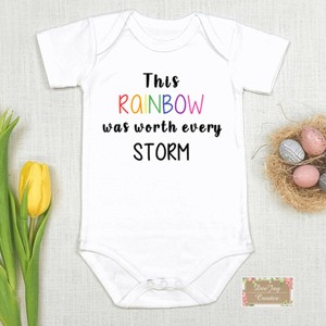 rainbow baby outfit