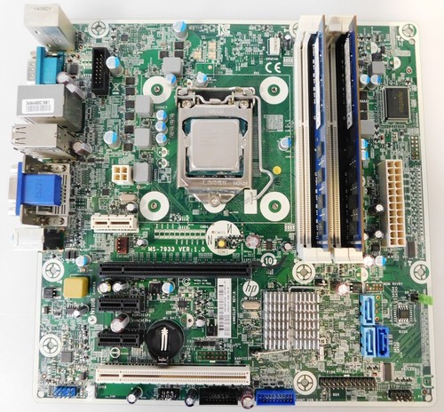 HP MS-7933 VER:1.0 mATX Sockel 1150 i7-4790 3,6GHz 16GB DDR3-RAM ~mit Rechnung - Bild 3 von 6