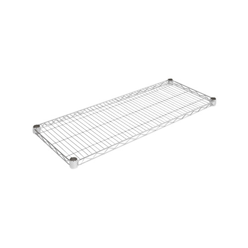 R909 - 24"" x 60"" Heavy Duty Chrome Wire Shelves - 610mm x 1525mm