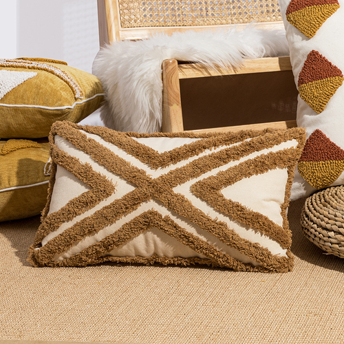 Boho Ethnic Moroccan Nordic Minimal Sofa Living Room Soft Cushion Cover Case - Picture 9 of 19