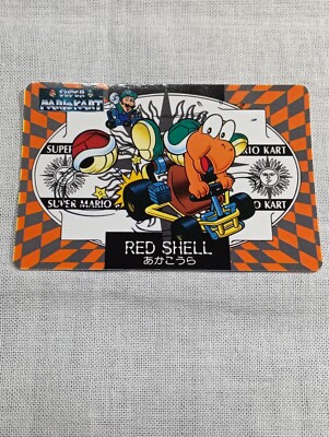 マリオカード Super Mario Kart Carddass Japanese Banpresto Card 1993 Nintendo