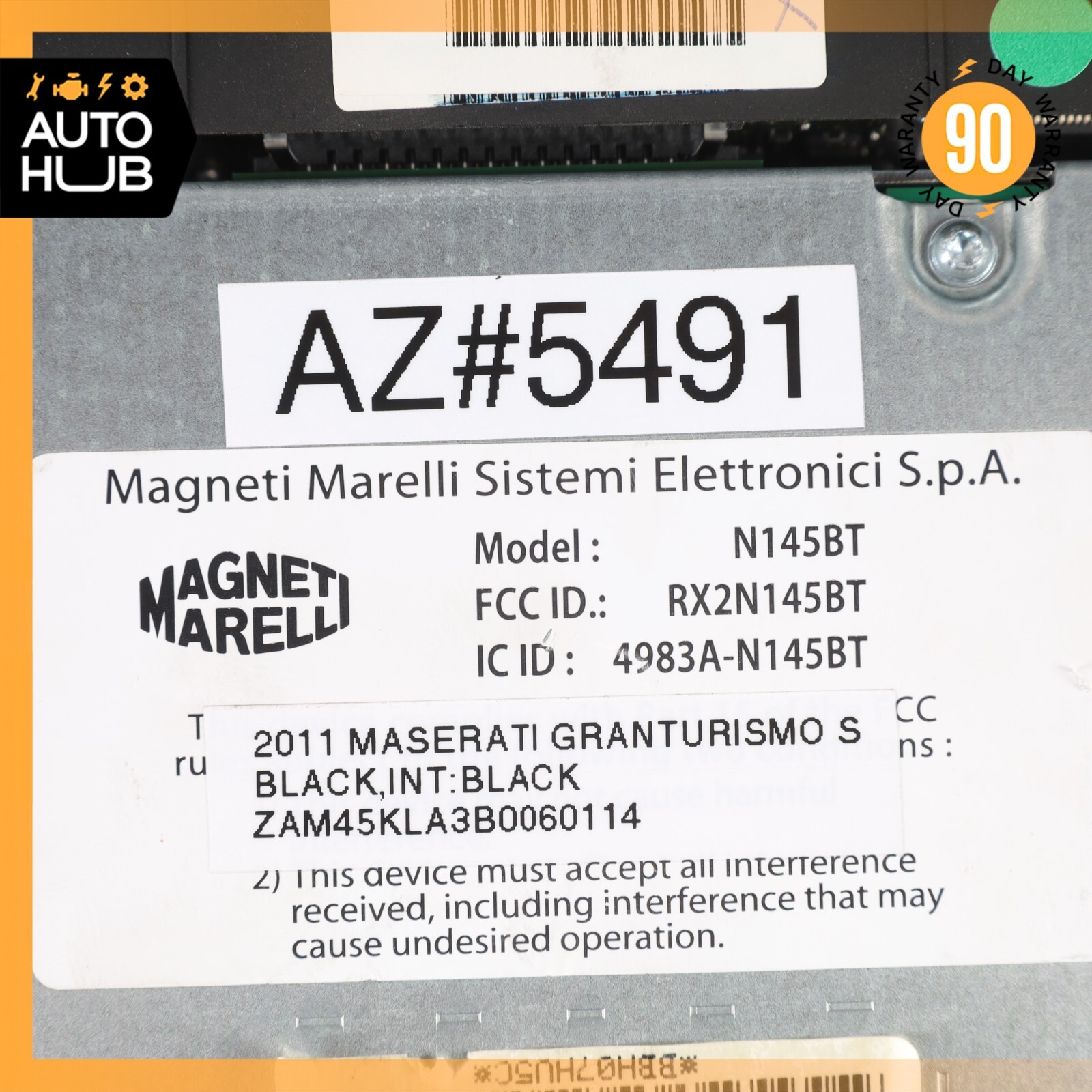 Maserati GranTurismo M145 Head Unit Comand Radio CD Navigation 273032 OEM 61k