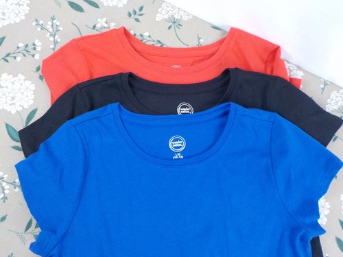 Conjunto de 3 camisetas activas para niñas Wonder Nation talla 10/12 - Imagen 2 de 10