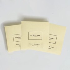 Lot 3 Jo Malone London Poppy Barley Cologne Sample Spray 0.05OZ / 1.5ML Each