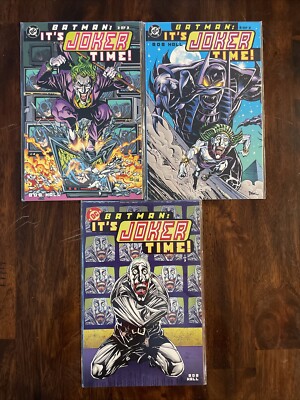 Batman: It s Joker Time 1-3 Complete 2000, NM Bob Hall, Prestige Format